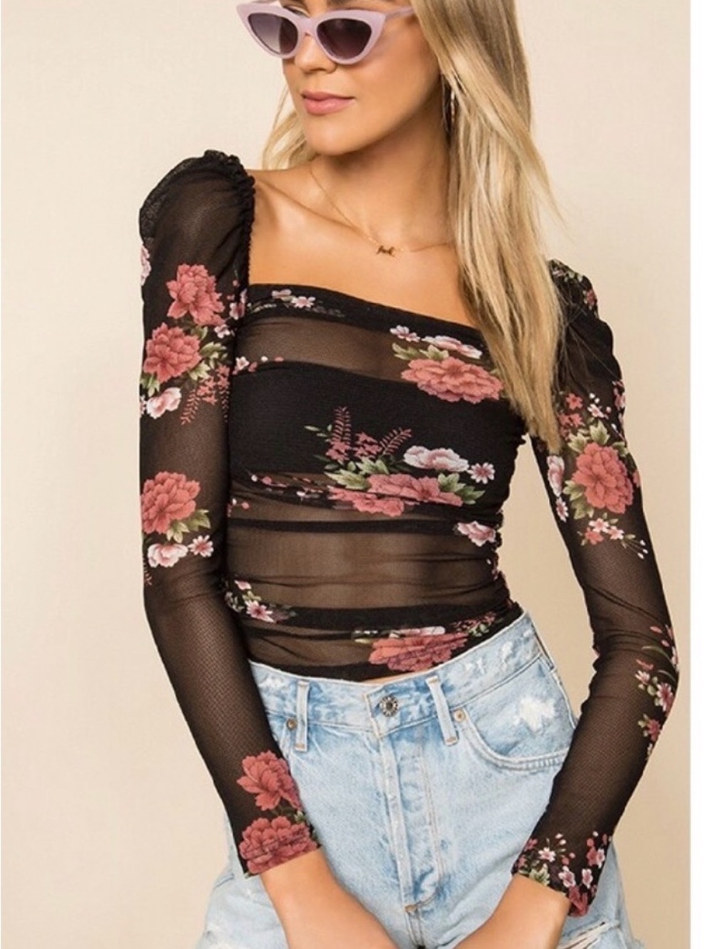 Superdown Scarlette Puff Sleeve
